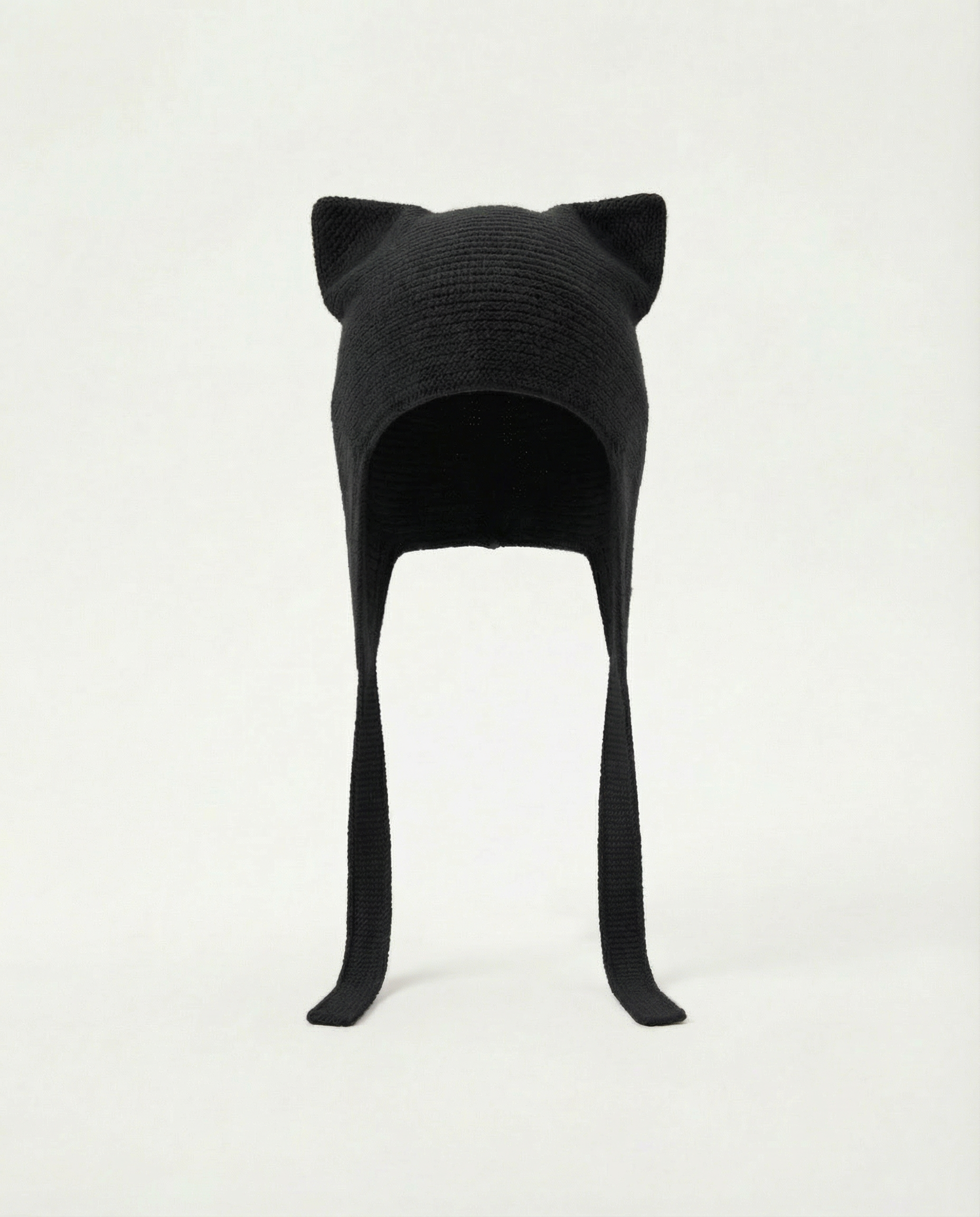 Cashmere Knit Cat Earflap