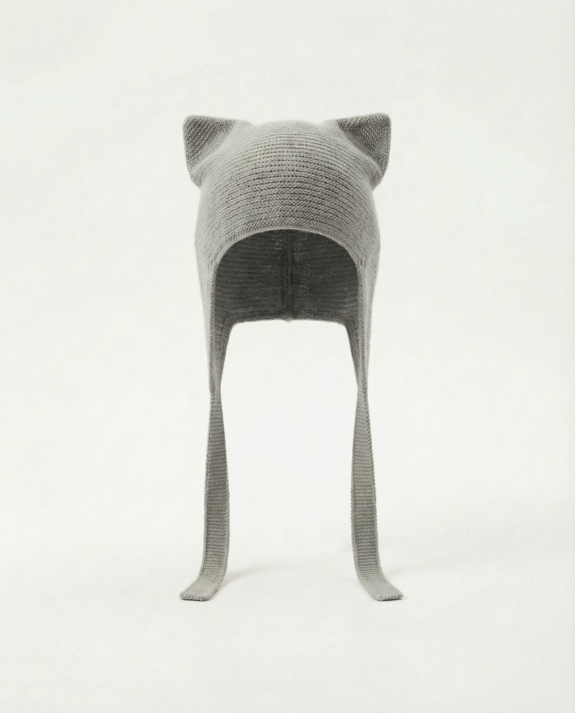 Cashmere Knit Cat Earflap