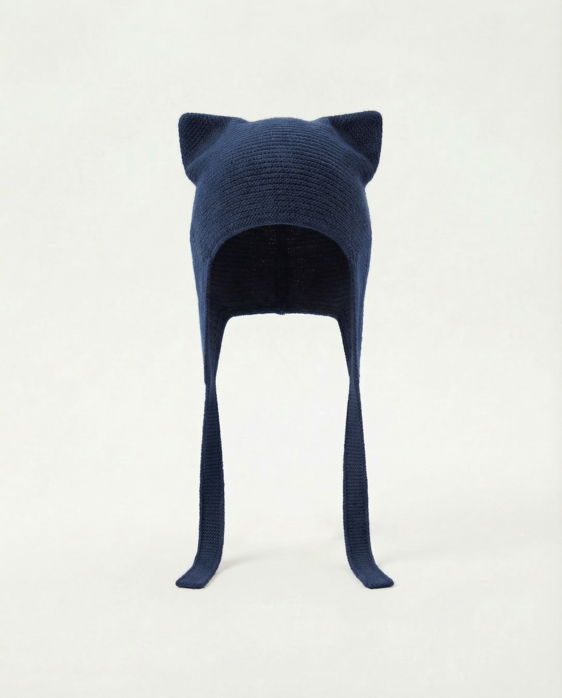 Cashmere Knit Cat Earflap