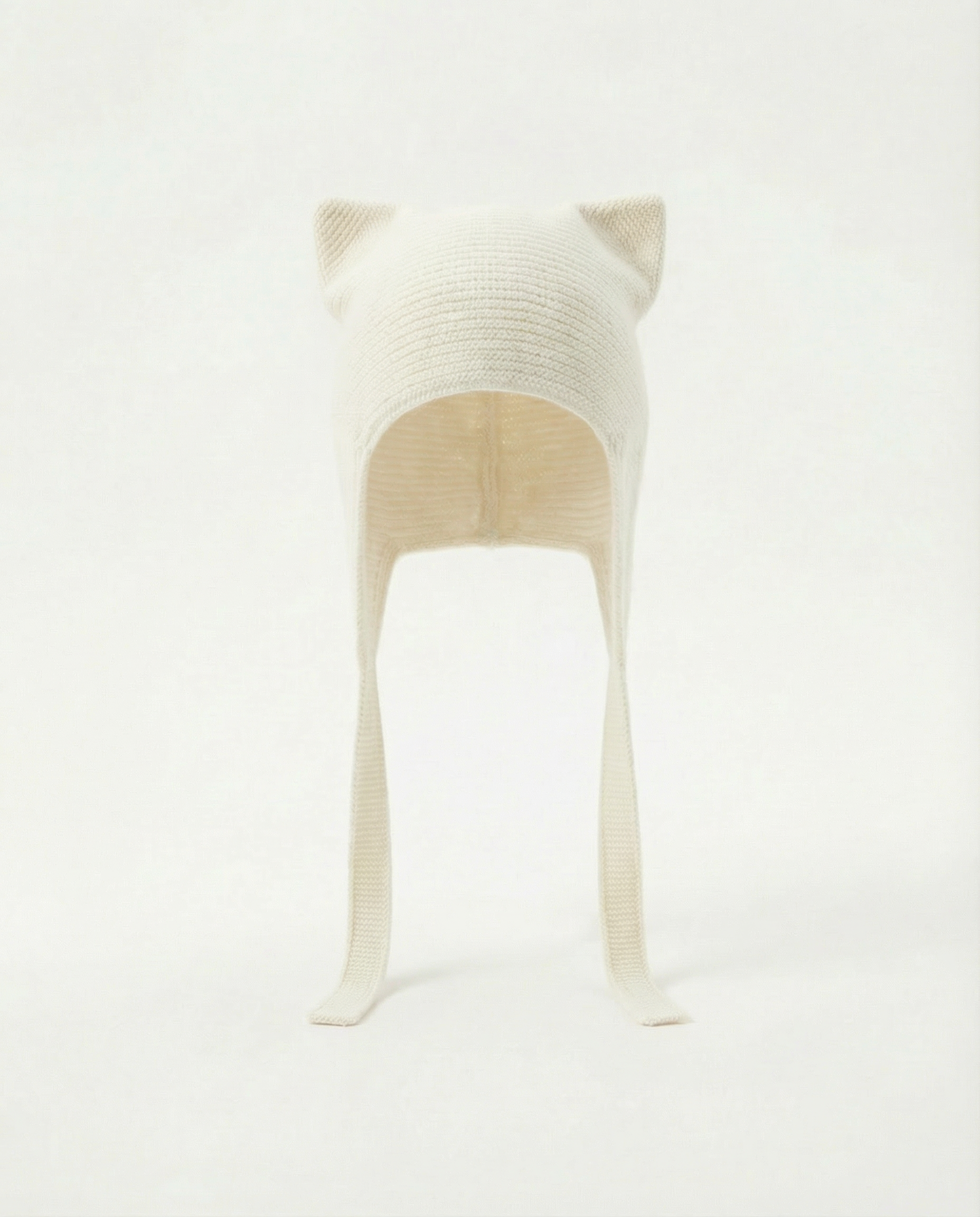 Cashmere Knit Cat Earflap