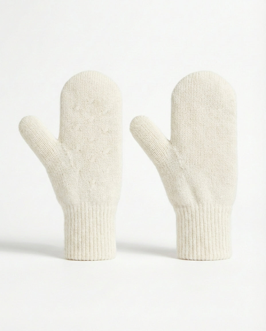 Cashmere Knit Mitten Glove