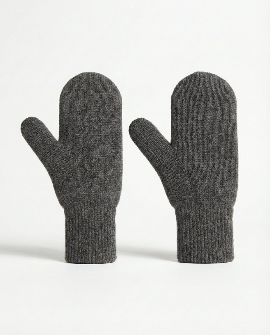 Cashmere Knit Mitten Glove