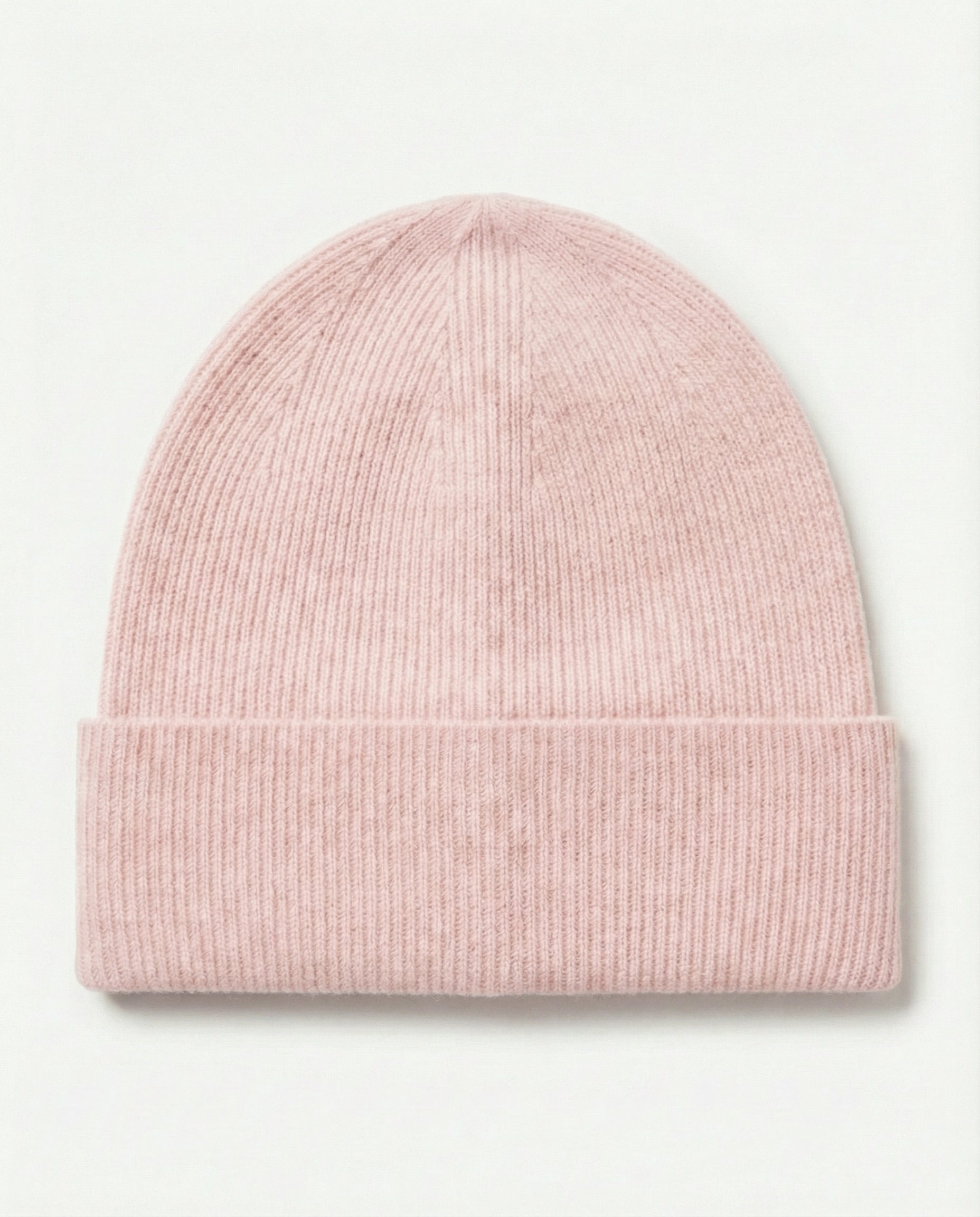 Cashmere Ribbed Knit Beanie Unisex