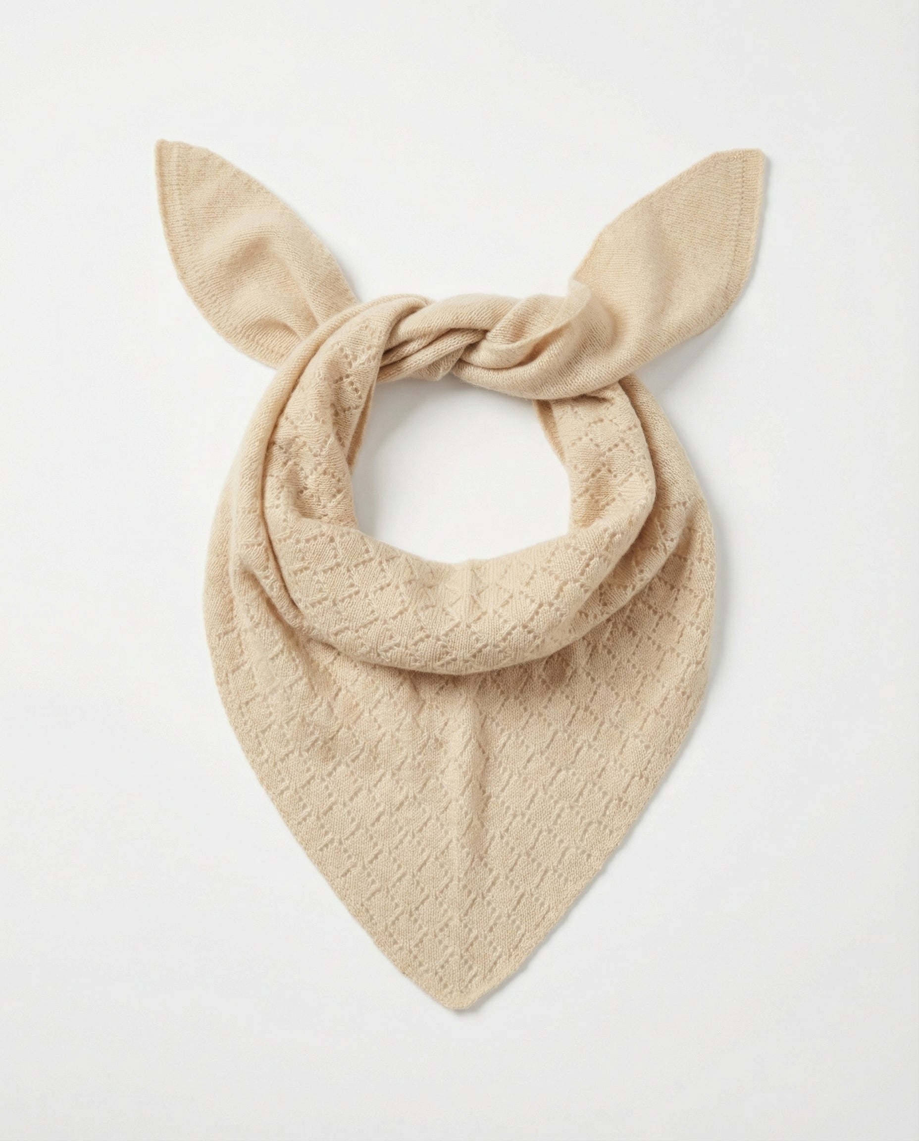 Cashmere Diamond Lace Triangle Scarf