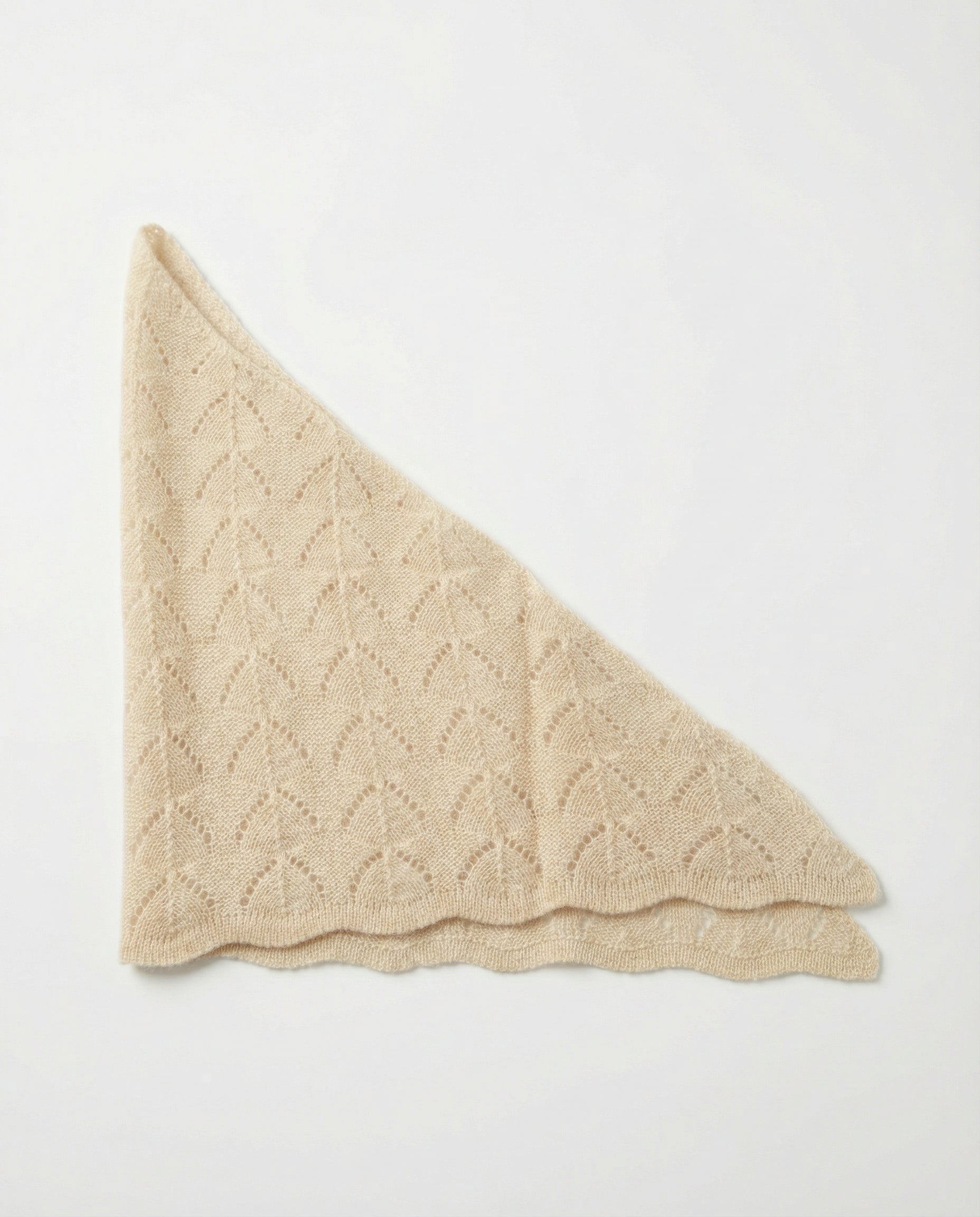Cashmere Aurora Lace Triangle Scarf