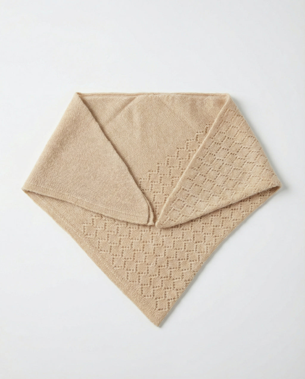 Cashmere Diamond Lace Triangle Scarf