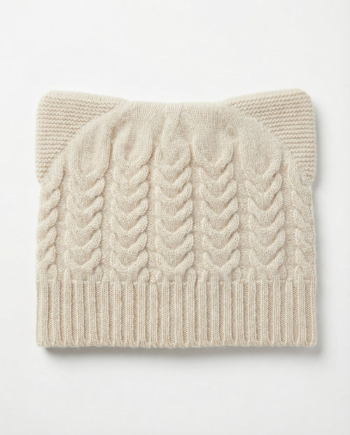 Cashmere Cat Ear Knitted Hat